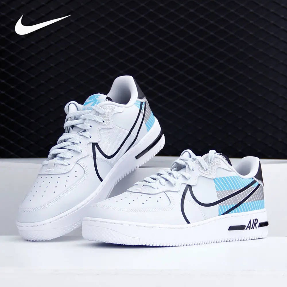 Giày Nike 3M x Air Force 1 LX Baltic Blue CT3316-001 - Ảnh 3