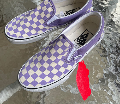 Giày Vans Classic Slip-On 'Checkerboard Chalk Violet' VN0A33TB9HM - Ảnh 5