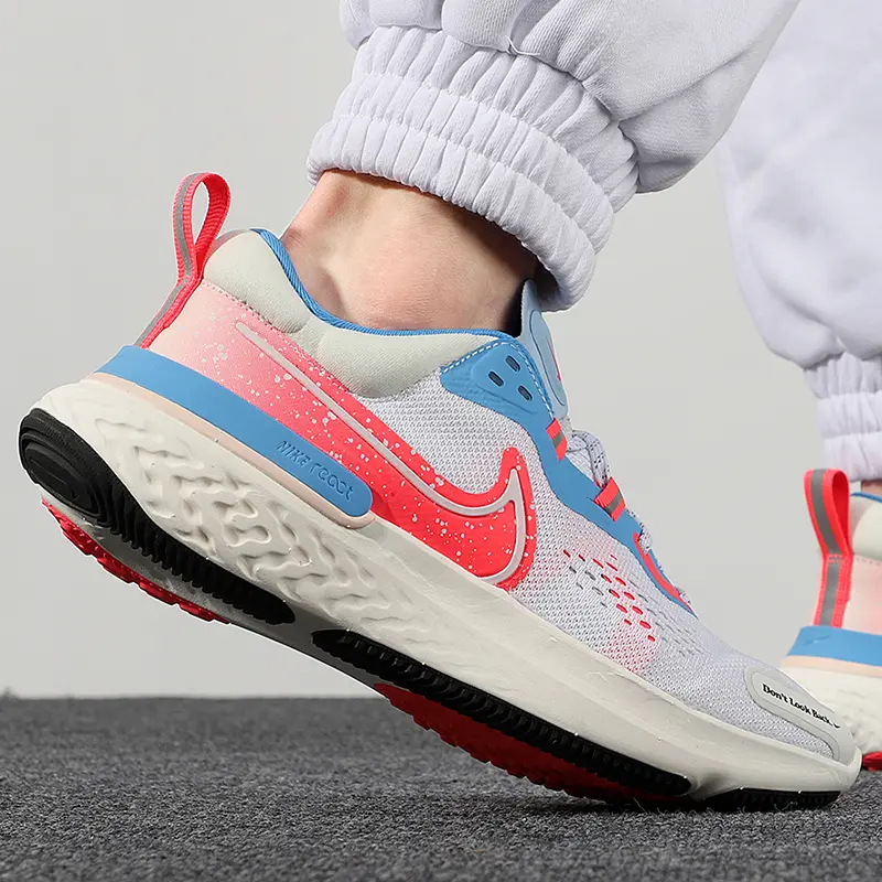 Giày Nike React Miler 2 White Pink Blue DJ5202-161 - Ảnh 4