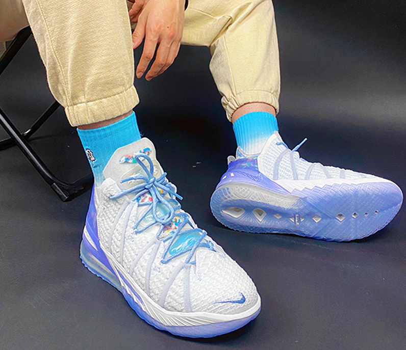 Giày Nike LeBron 18 EP 'Play For The Future' CW3155-400 - Ảnh 3