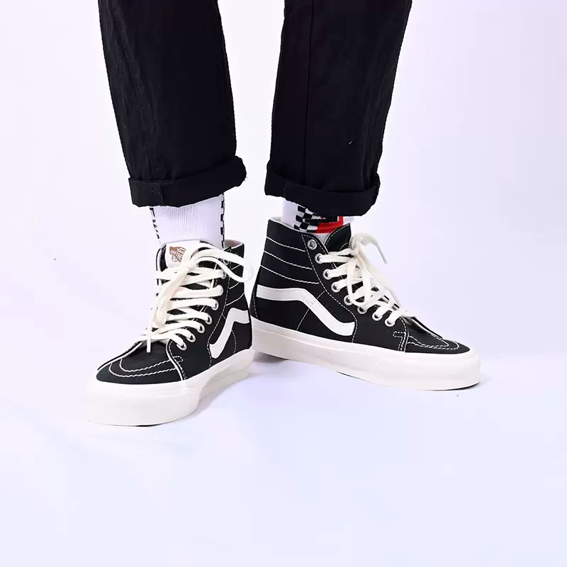 Giày Vans Sk8-Hi Tapered 'Black' VN0A4U169FN - Ảnh 2