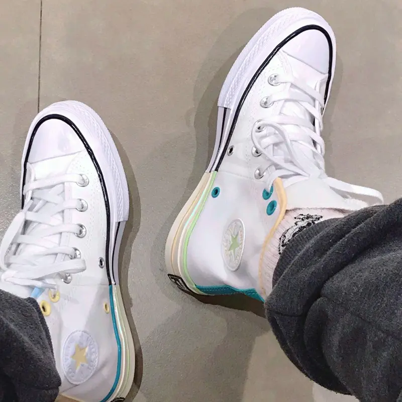 Giày Converse Chuck 70 High 'White Pack Chambray Blue' 171179C - Ảnh 4