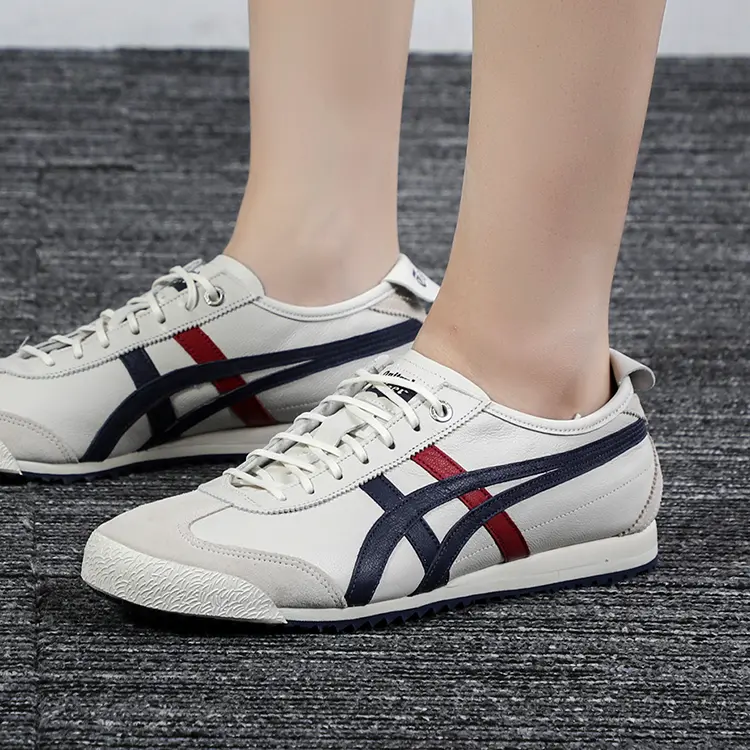 Giày Onitsuka Tiger Mexico 66 SD 'Cream Peacoat' 1183A872-101 - Ảnh 4