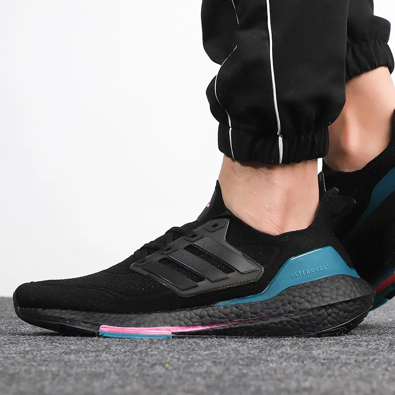 Giày Adidas UltraBoost 21 'Black Active Teal' FZ1921 - Ảnh 3