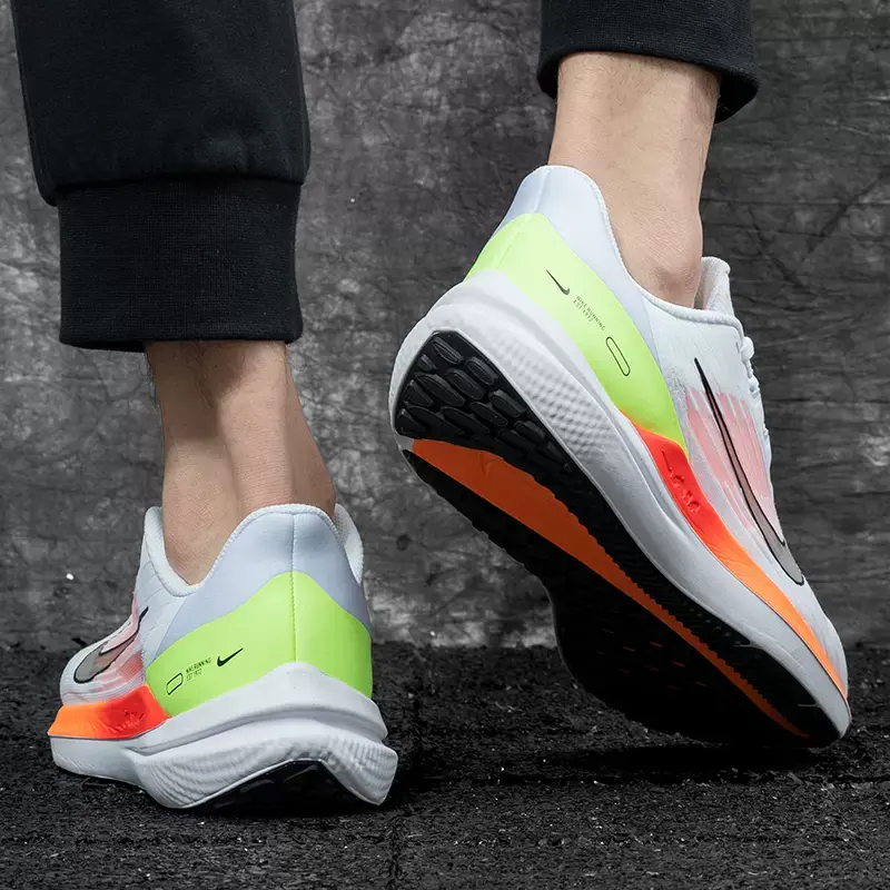 Giày Nike Air Winflo 9 'White Black Total Orange' DD6203-100 - Ảnh 4