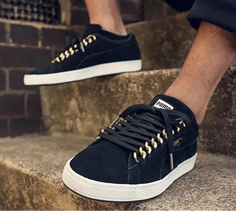 Giày Puma Classic X Chain 'Black Suede' 367391-03 - Ảnh 4