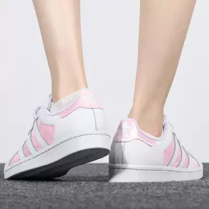 Alternative view of Giày Adidas Wmns Superstar 'White Clear Pink' FX6042