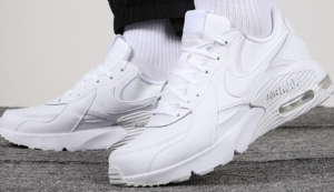 Alternative view of Giày Nike Air Max Excee Leather 'Triple White' DB2839-100