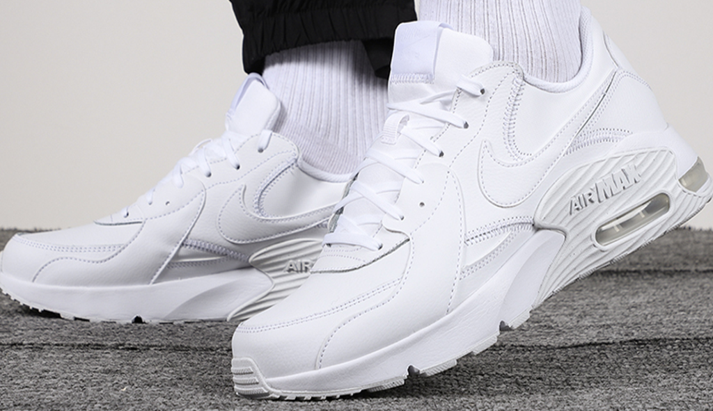 Giày Nike Air Max Excee Leather 'Triple White' DB2839-100 - Ảnh 2