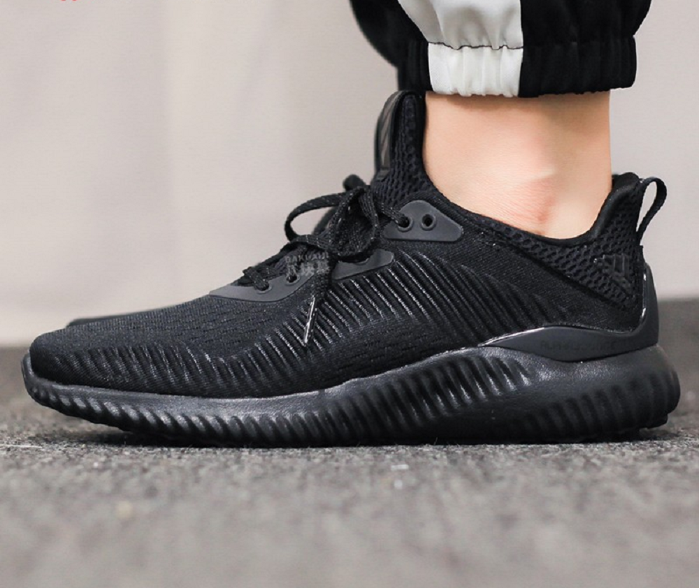 Giày Adidas Alphabounce Plus 'Triple Black' FW4685 - Ảnh 6