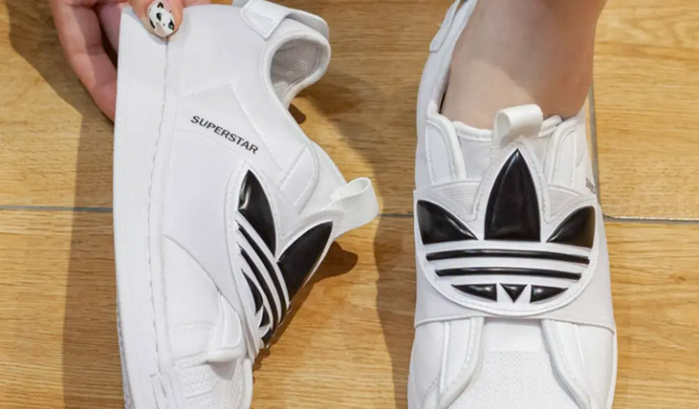 Giày Adidas Superstar Slip-On 'Trefoil Band White Black' GZ8399 - Ảnh 4