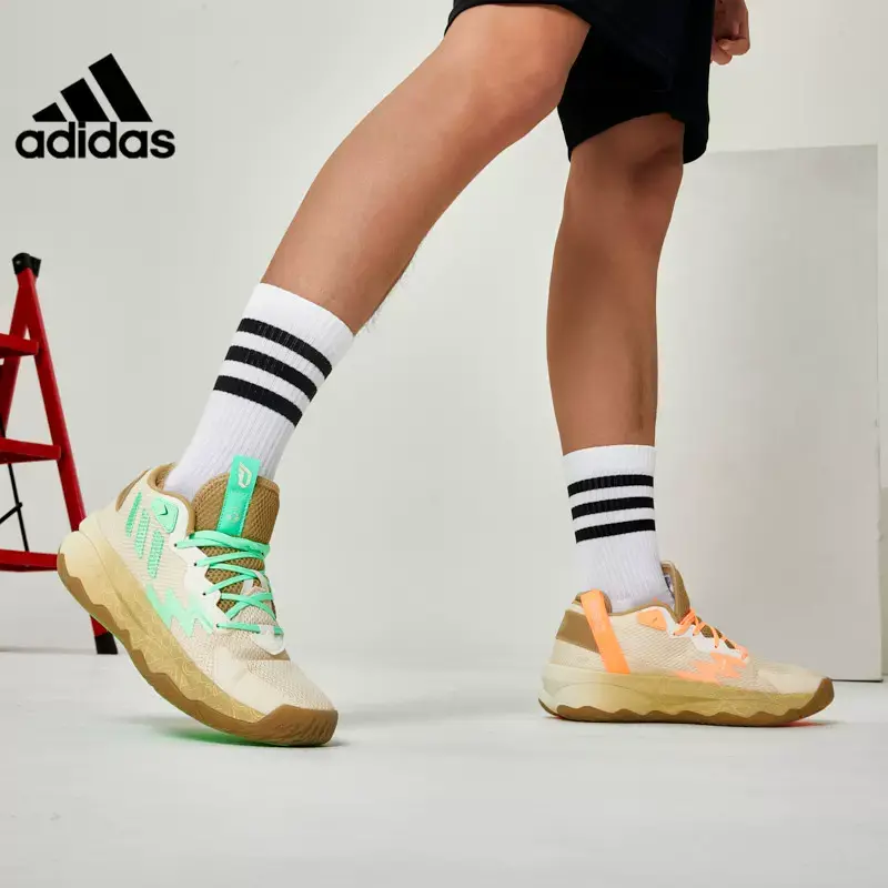 Giày Adidas Dame 8 'Beige' FZ6005 - Ảnh 4