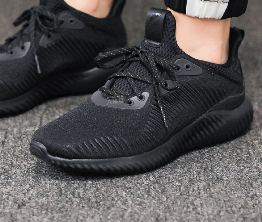 Giày Adidas Alphabounce Plus 'Triple Black' FW4685 - Ảnh 7