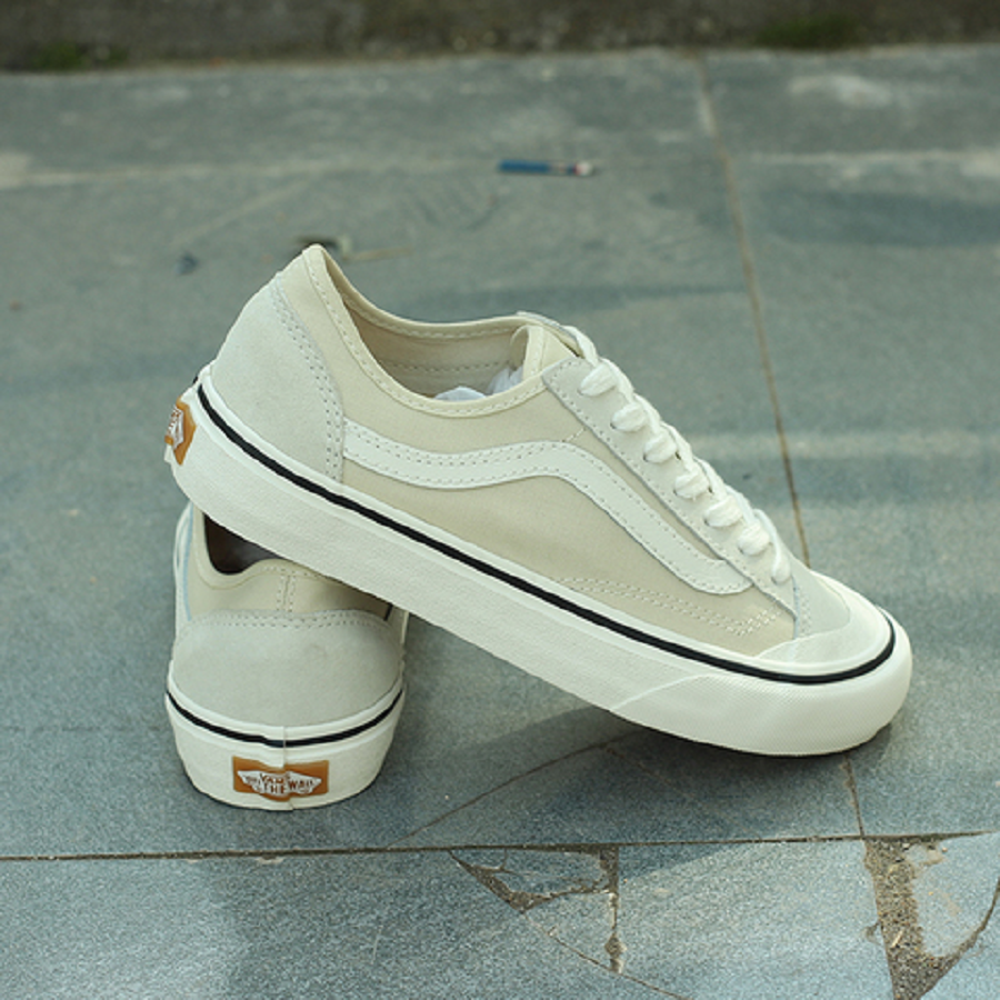 Giày Vans Style 136 VR3 SF 'Bone White' VN0A4BX9BWQ - Ảnh 5