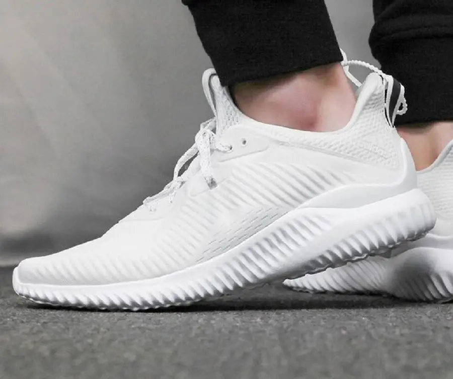 Giày Adidas AlphaBounce 1 'Triple White' FW4686 - Ảnh 8