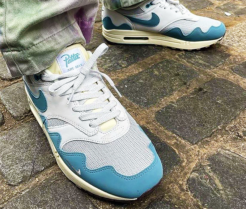 Giày Nike Patta x Air Max 1 'Noise Aqua' DH1348-004 - Ảnh 3