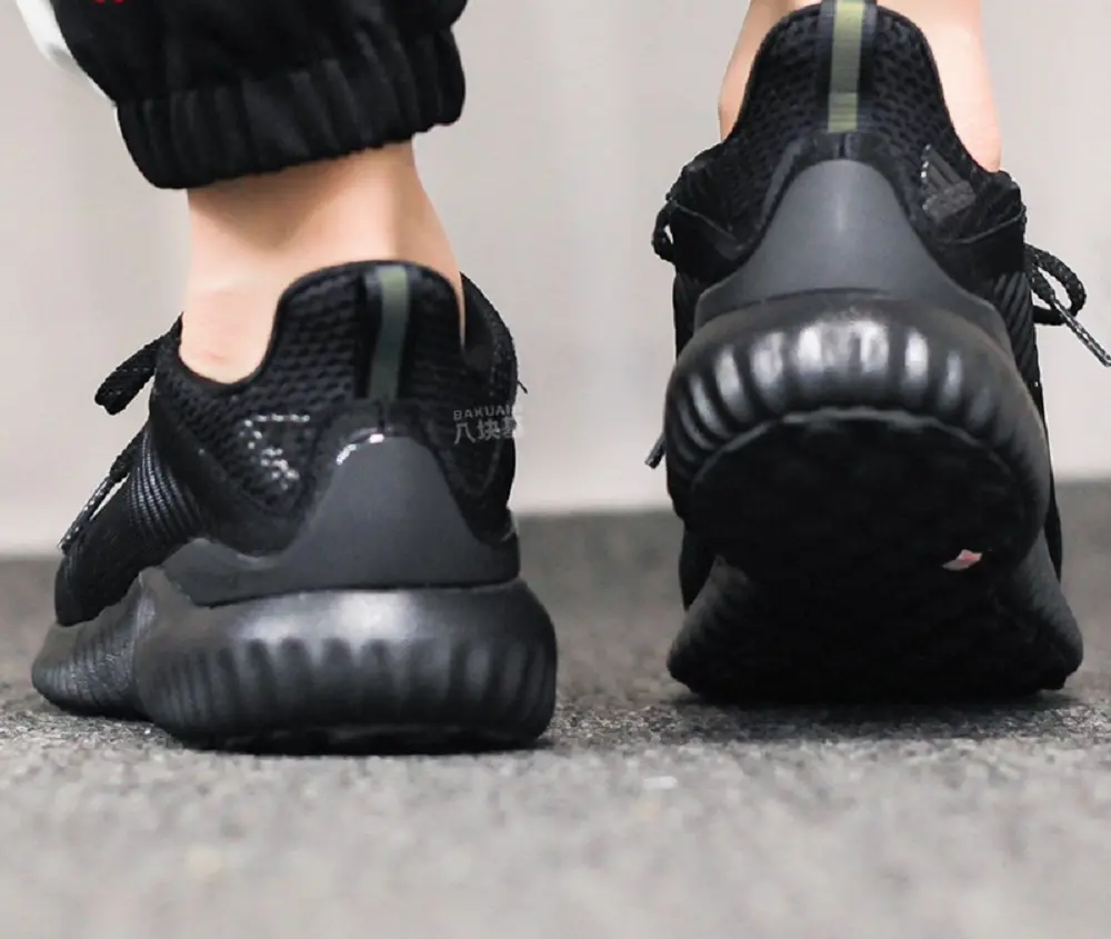 Giày Adidas Alphabounce Plus 'Triple Black' FW4685 - Ảnh 10