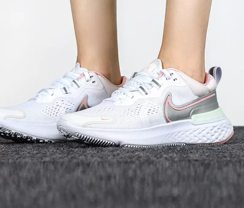 Giày Nike React Miler 2 Women's Running Shoe White Pink CW7136-101 - Ảnh 5