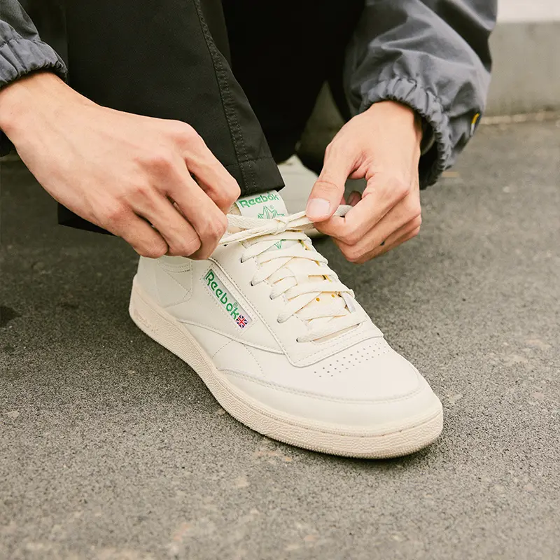 Giày Reebok Club C 85 'Chalk Glen Green' GX3686 - Ảnh 4