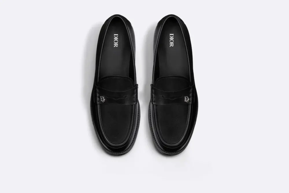 Giày Dior Granville Loafer 'Black' 3LO129ZGK-H900 - Ảnh 4
