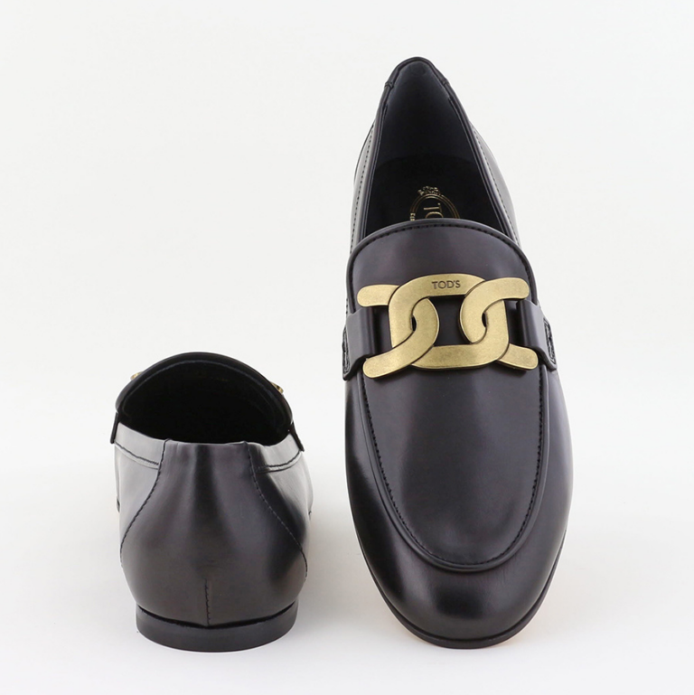 Giày Tod’s SMOOTH LEATHER LOAFERS IN BLACK XXW79A0DD00NF5B999 - Ảnh 4