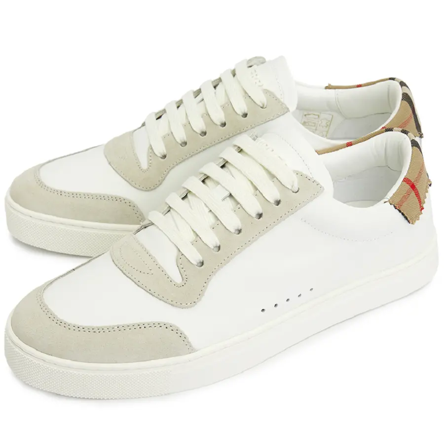 Alternative view of Giày Burberry Check Robin 'White' 8066468