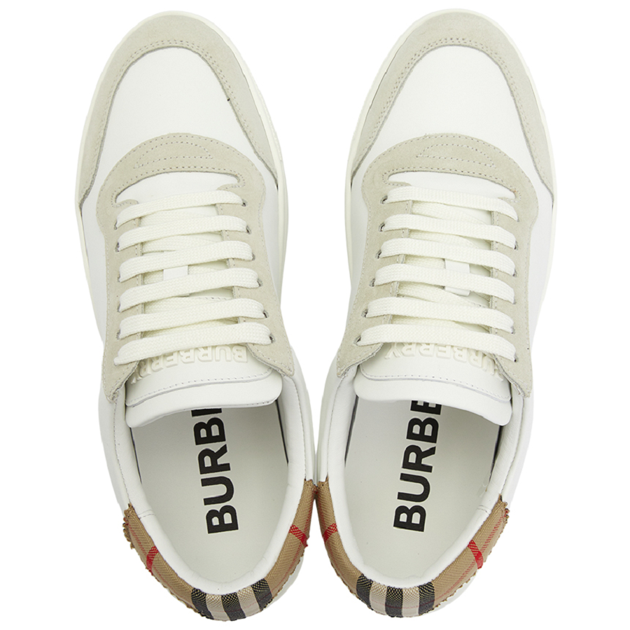 Giày Burberry Check Robin 'White' 8066468 - Ảnh 4