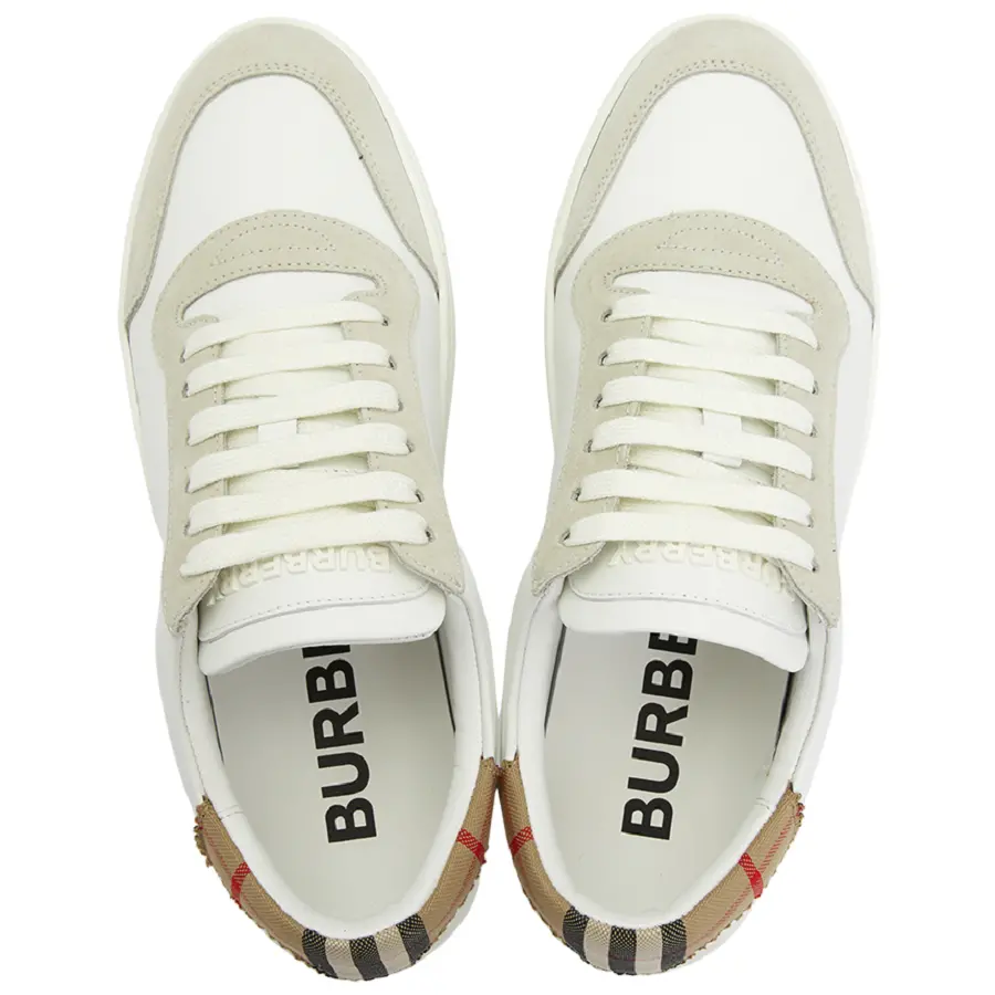 Giày Burberry Check Robin 'White' 8066468 - Ảnh 4