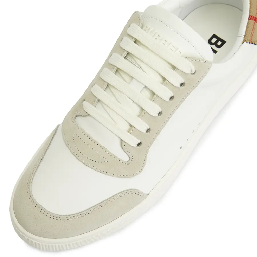 Giày Burberry Check Robin 'White' 8066468 - Ảnh 3