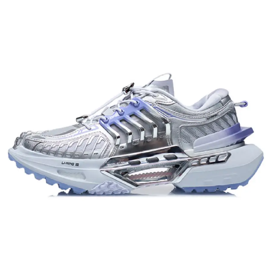 Giày Li Ning Reflective Shock Absorption 'Grey' AGLR243-1 - Ảnh 5