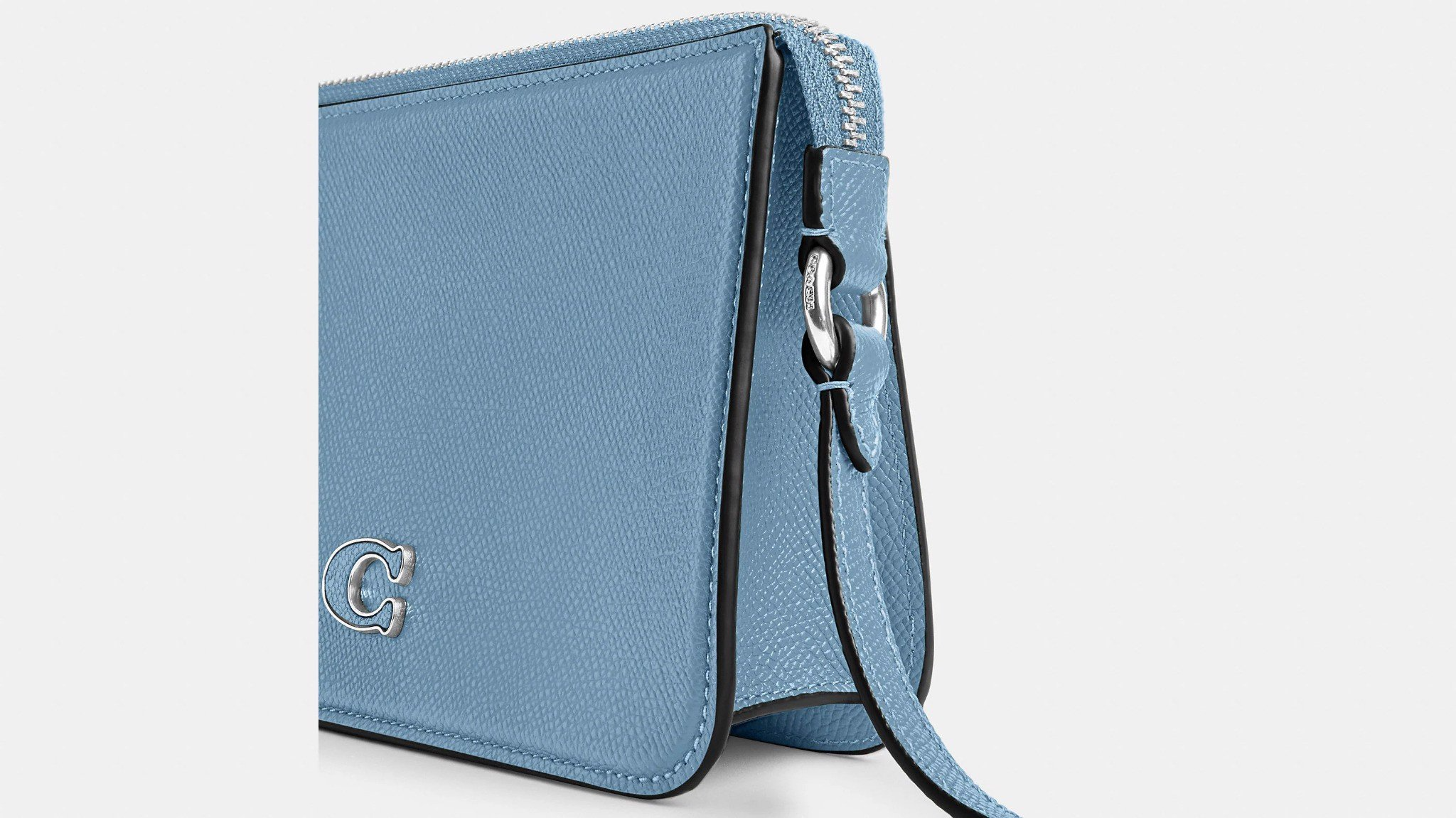 Túi Coach Pouch Bag Signature Canvas 'Pool' CJ797-POL - Ảnh 5