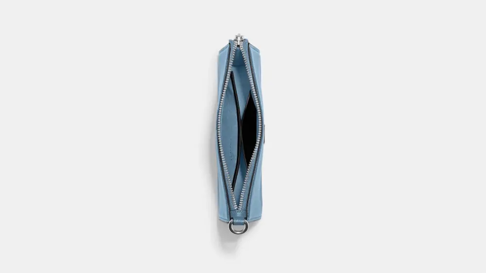 Túi Coach Pouch Bag Signature Canvas 'Pool' CJ797-POL - Ảnh 4