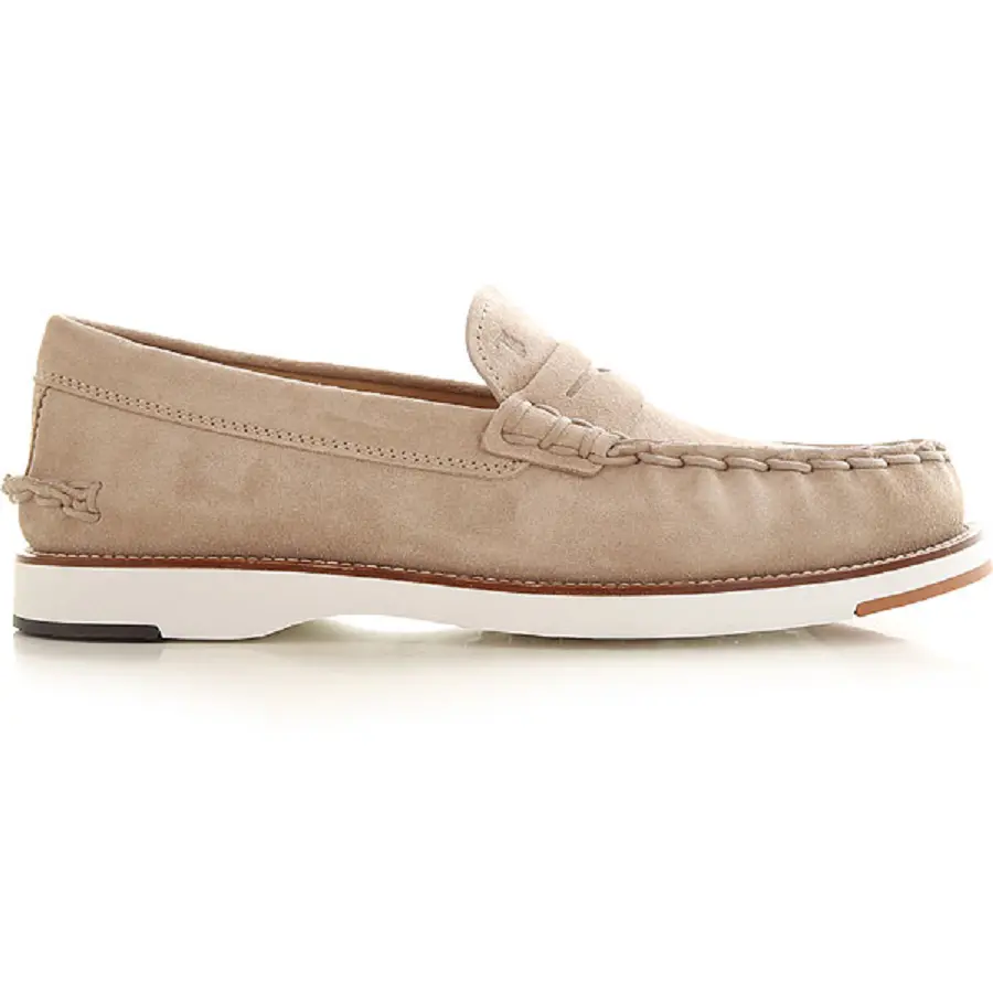 Giày Tod’s Man Beige Loafers in Suede XXM02G0EG80RE09MCC609
