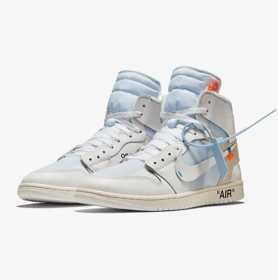 Giày Nike Jordan 1 Retro High Off-White White AQ0818-100 - Ảnh 5