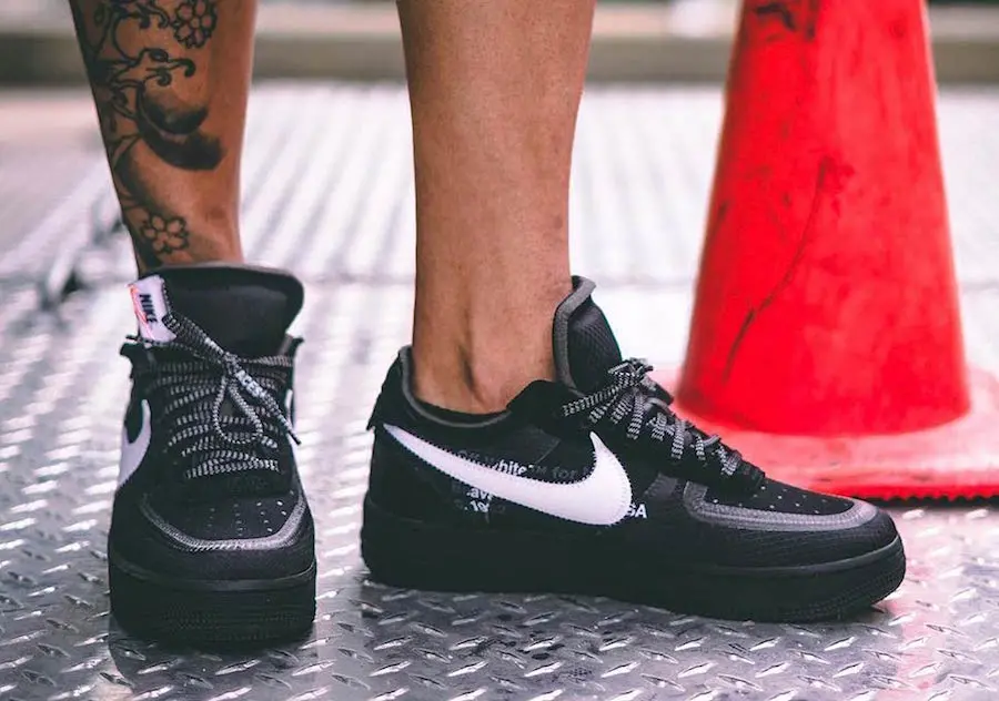 Giày Off-White x Nike Air Force 1 Low 'Black' AO4606-001 - Ảnh 6