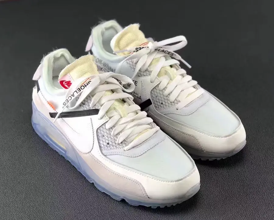 Giày Nike Air Max 90 'OFF-WHITE' AA7293-100 - Ảnh 4