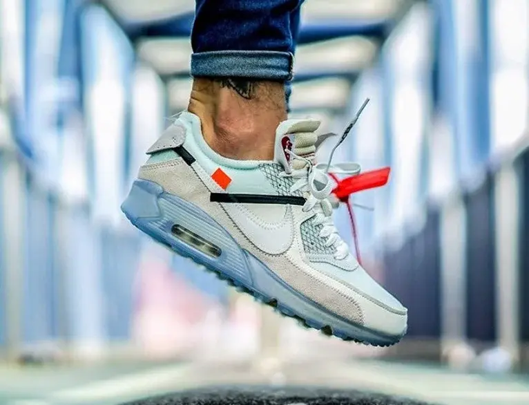 Giày Nike Air Max 90 'OFF-WHITE' AA7293-100 - Ảnh 3
