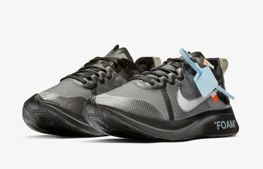 Alternative view of Giày Nike Off-White Zoom Fly SP 'Black' AJ4588-001