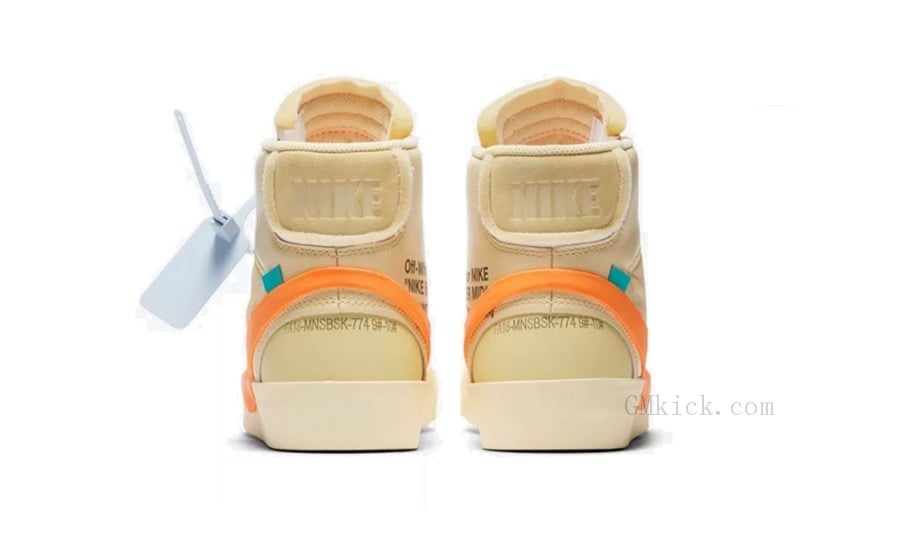 Giày Nike Off-White x Blazer Mid 'All Hallows Eve' AA3832-700 - Ảnh 9