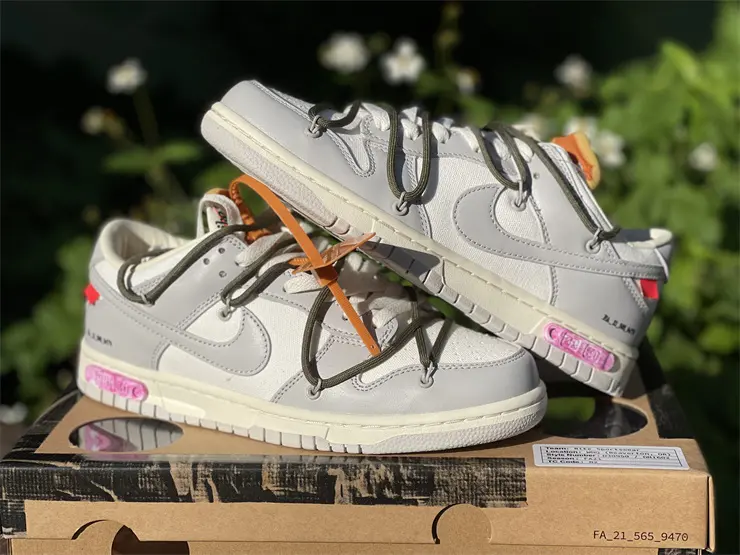 Giày Nike Off-White x Dunk Low 'Lot 22 of 50' DM1602-124 - Ảnh 9