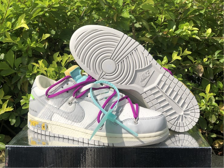 Giày Nike Off-White x Dunk Low 'Lot 21 of 50' DM1602-100 - Ảnh 7