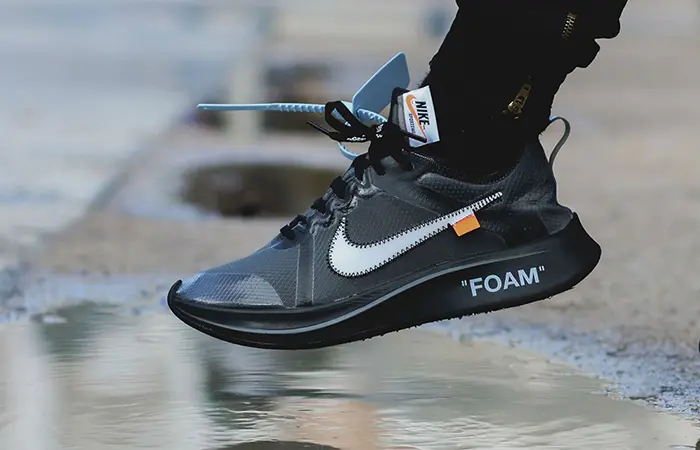 Giày Nike Off-White Zoom Fly SP 'Black' AJ4588-001 - Ảnh 4