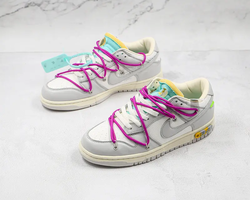 Giày Nike Off-White x Dunk Low 'Lot 21 of 50' DM1602-100 - Ảnh 3
