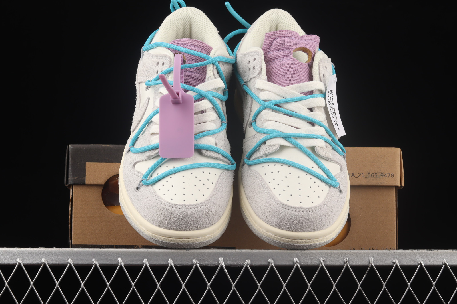 Giày Nike Off-White x Dunk Low 'Lot 36 of 50' DJ0950-107 - Ảnh 6