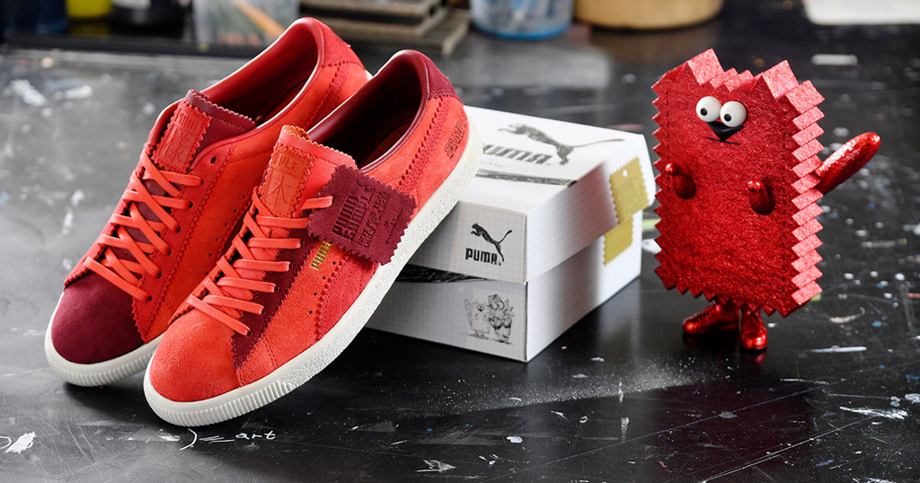 Giày Puma Michael Lau x Suede VTG 'Poppy Red' 380820-01 - Ảnh 4