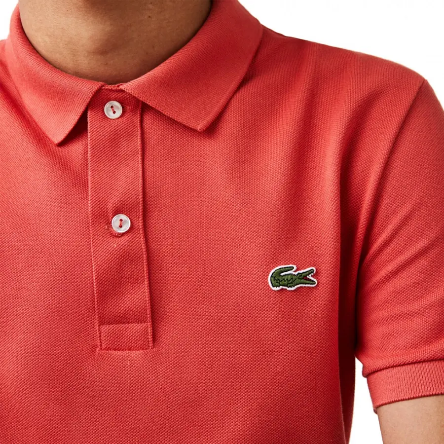 Áo Lacoste Men's French Polo Red PH4012-51-67G - Ảnh 4