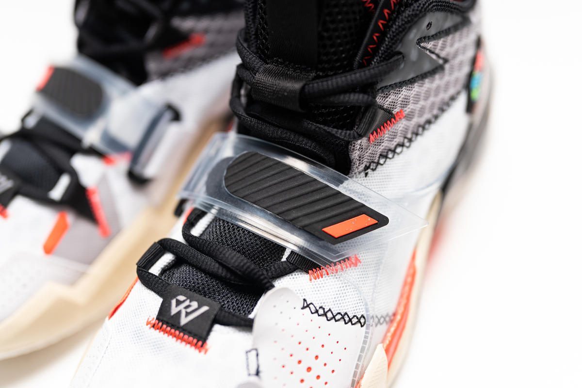 Giày Nike Jordan Why Not Zer0.3 White Bright Crimson Black CD3003-101 - Ảnh 8