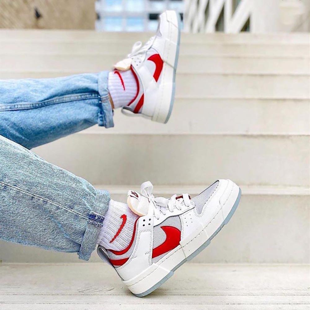 Giày Nike Dunk Low Disrupt Gym Red (W) CK6654-101 - Ảnh 5