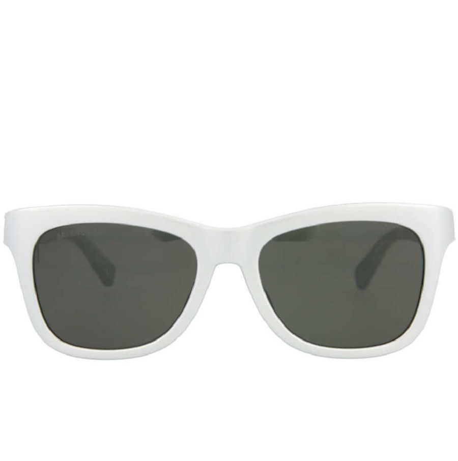 Kính Balenciaga Round Frame Bio Injection Rilsan Sunglasses 'Silver' BB0150S-003