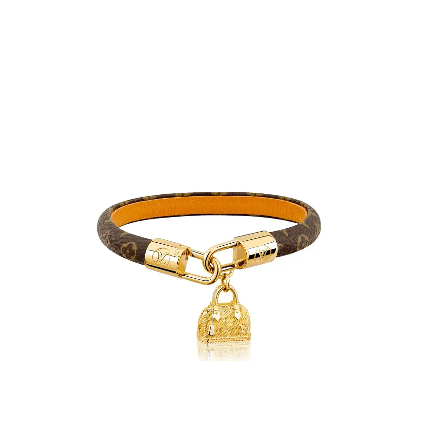 Vòng Tay Louis Vuitton Alma Charm 'Brown' M6220E